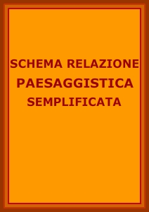 Schema Relazione Paesaggistica semplificata